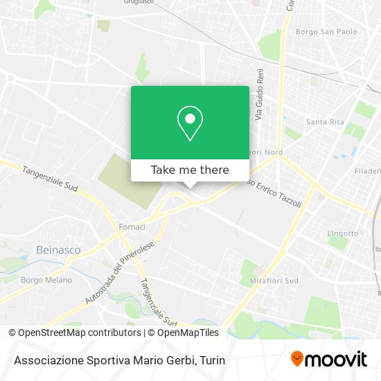 Associazione Sportiva Mario Gerbi map