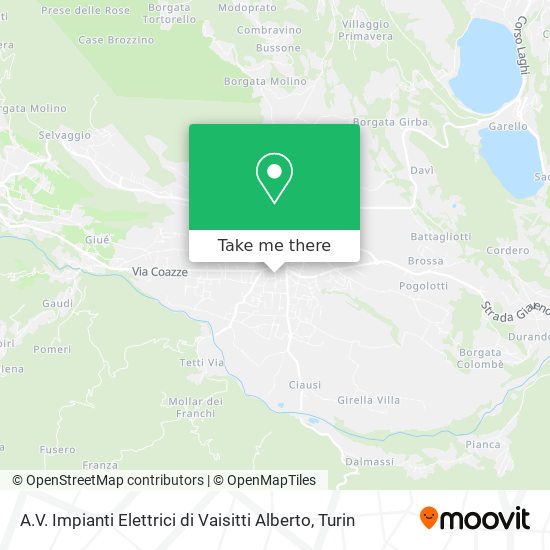 A.V. Impianti Elettrici di Vaisitti Alberto map