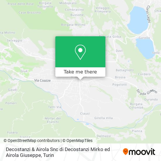 Decostanzi & Airola Snc di Decostanzi Mirko ed Airola Giuseppe map