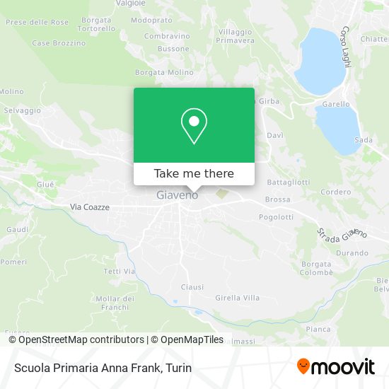 Scuola Primaria Anna Frank map