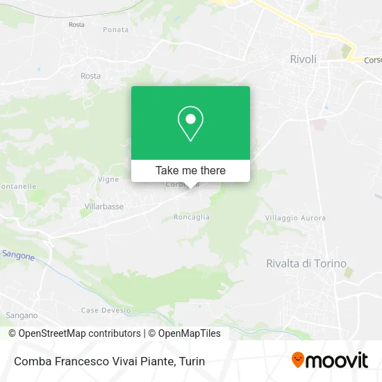 Comba Francesco Vivai Piante map