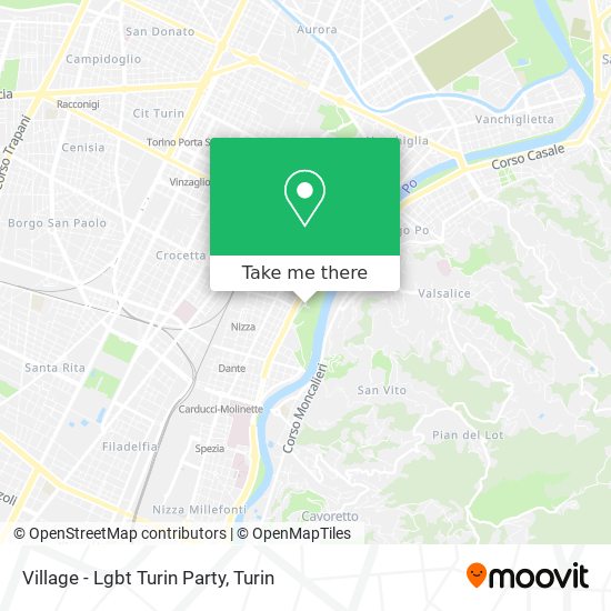 Village - Lgbt Turin Party map