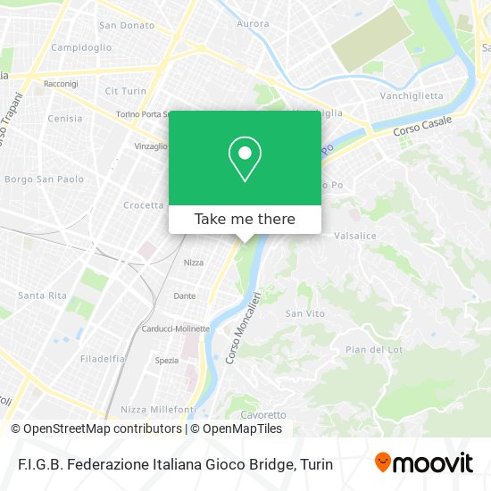 F.I.G.B. Federazione Italiana Gioco Bridge map