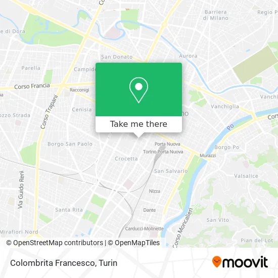 Colombrita Francesco map