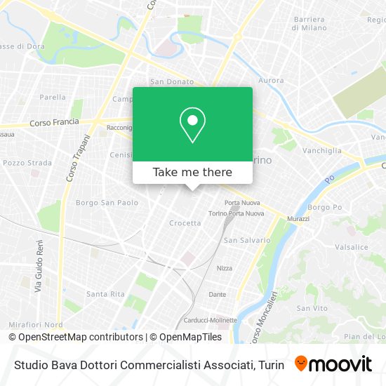 Studio Bava Dottori Commercialisti Associati map