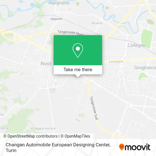 Changan Automobile European Designing Center map