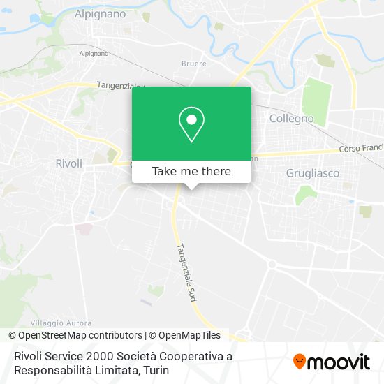 Rivoli Service 2000 Società Cooperativa a Responsabilità Limitata map