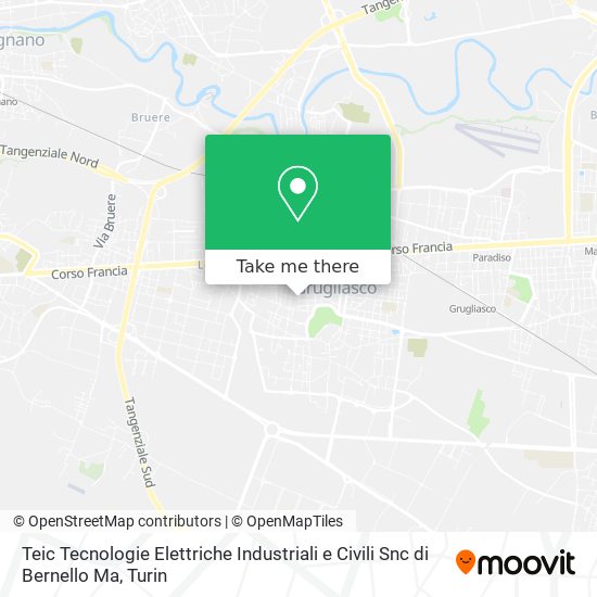 Teic Tecnologie Elettriche Industriali e Civili Snc di Bernello Ma map