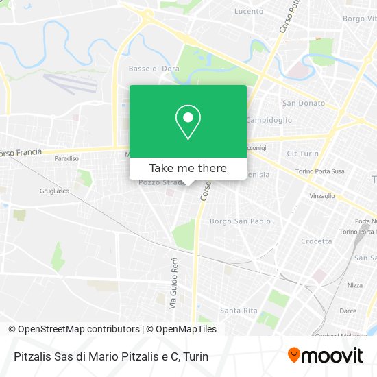 Pitzalis Sas di Mario Pitzalis e C map