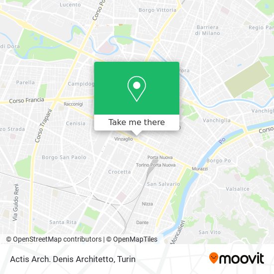 Actis Arch. Denis Architetto map