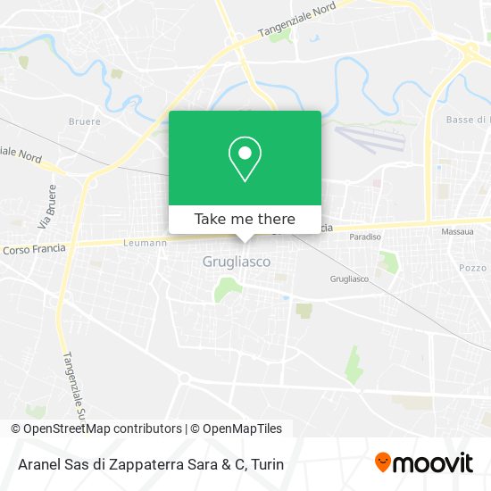 Aranel Sas di Zappaterra Sara & C map