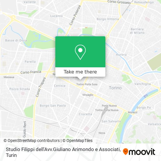 Studio Filippi dell'Avv.Giuliano Arimondo e Associati map