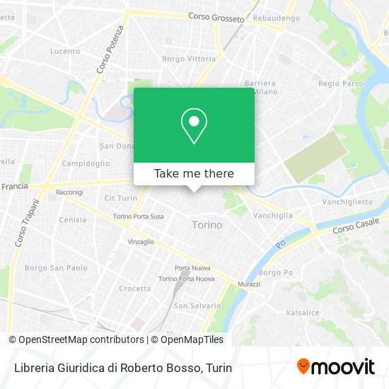 Libreria Giuridica di Roberto Bosso map