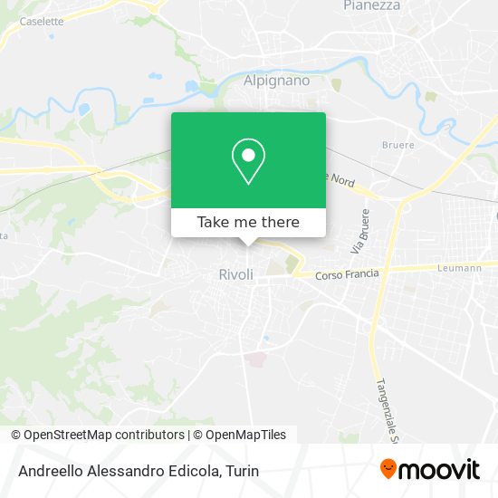 Andreello Alessandro Edicola map
