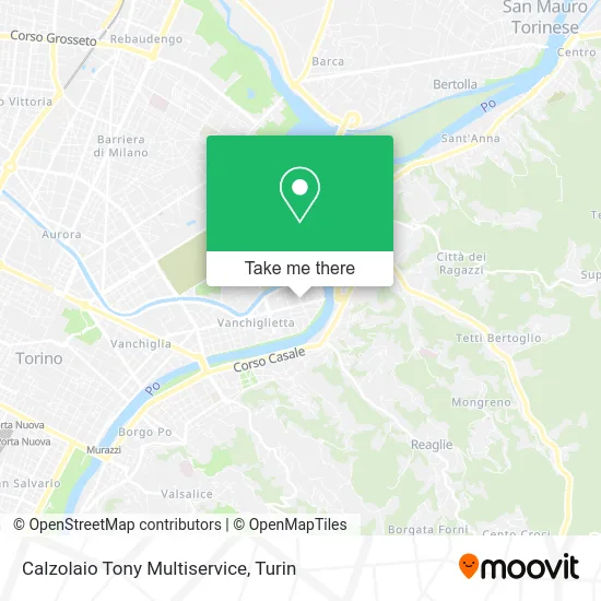 Tony Multiservice Shoemaker map