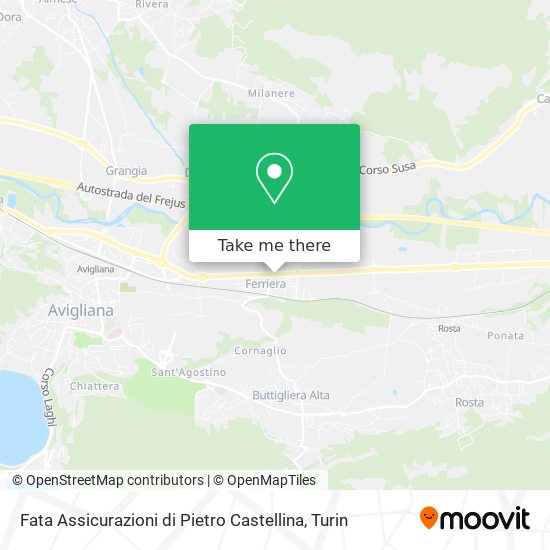 Fata Assicurazioni di Pietro Castellina map