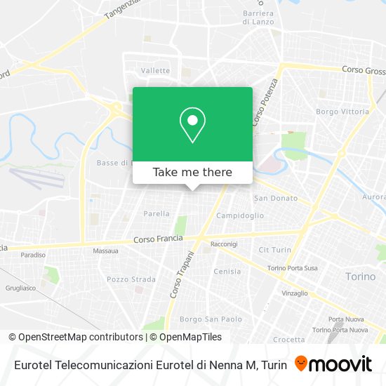 Eurotel Telecomunicazioni Eurotel di Nenna M map