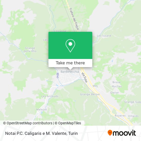 Notai P.C. Caligaris e M. Valente map