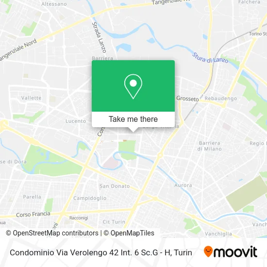 Condominio Via Verolengo 42 Int. 6 Sc.G - H map
