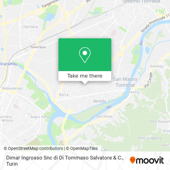 Dimar Ingrosso Snc di Di Tommaso Salvatore & C. map