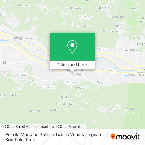 Peirolo Maritano Bottala Tiziana Vendita Legnami e Bombole map