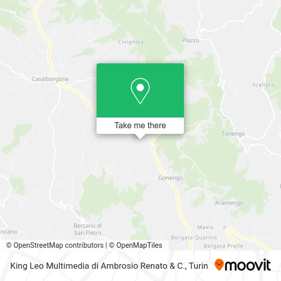 King Leo Multimedia di Ambrosio Renato & C. map