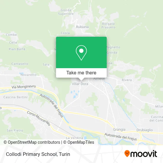 Collodi Primary School map