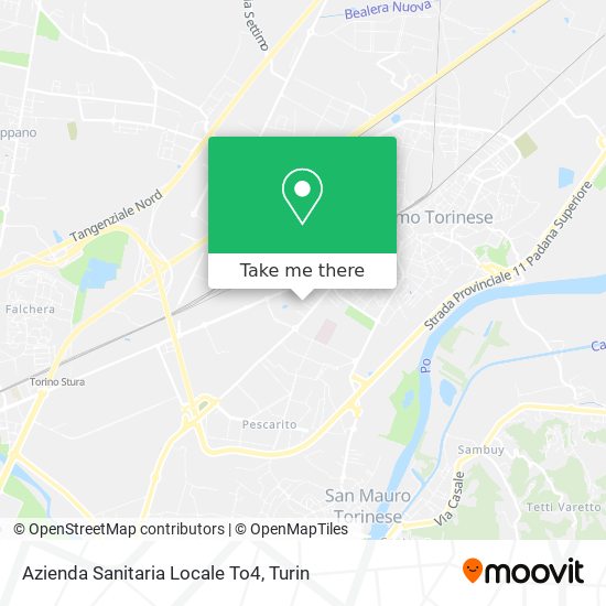 Azienda Sanitaria Locale To4 map