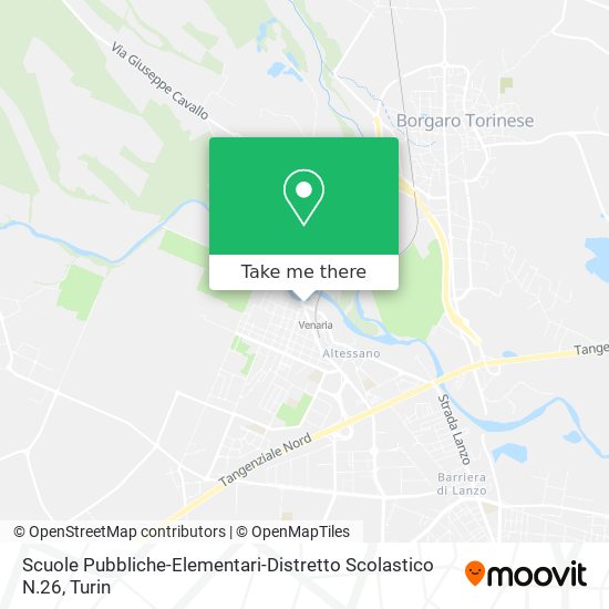 Scuole Pubbliche-Elementari-Distretto Scolastico N.26 map