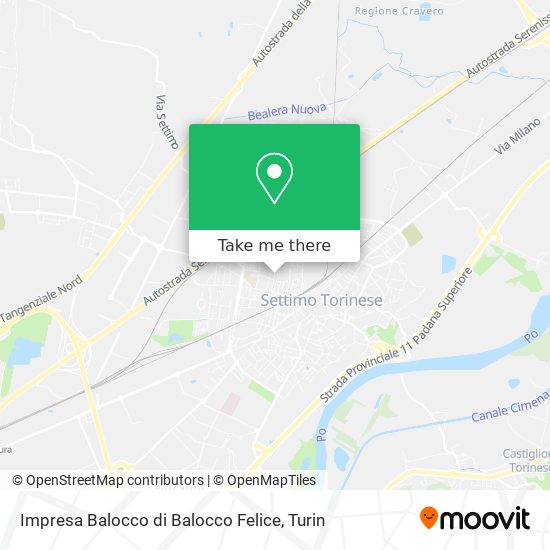 Impresa Balocco di Balocco Felice map