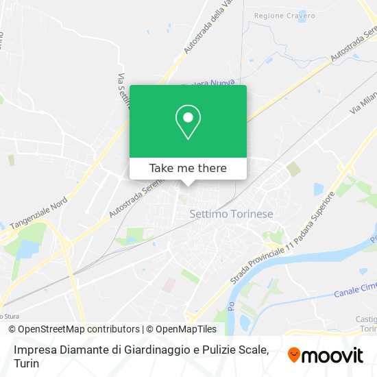 Impresa Diamante di Giardinaggio e Pulizie Scale map