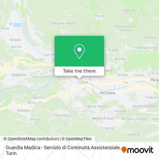 Guardia Medica - Servizio di Continuità Assistenziale map