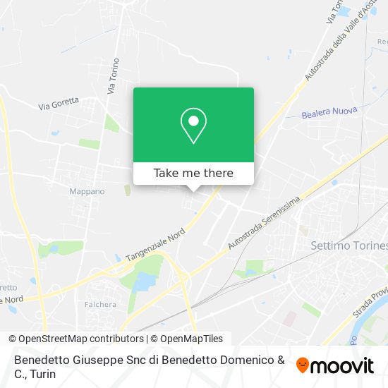 Benedetto Giuseppe Snc di Benedetto Domenico & C. map