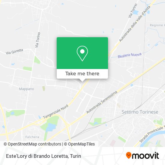 Este'Lory di Brando Loretta map