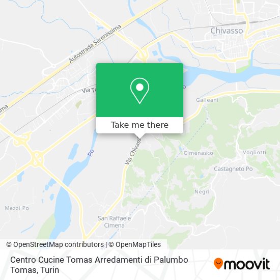 Centro Cucine Tomas Arredamenti di Palumbo Tomas map
