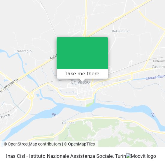 Inas Cisl - Istituto Nazionale Assistenza Sociale map