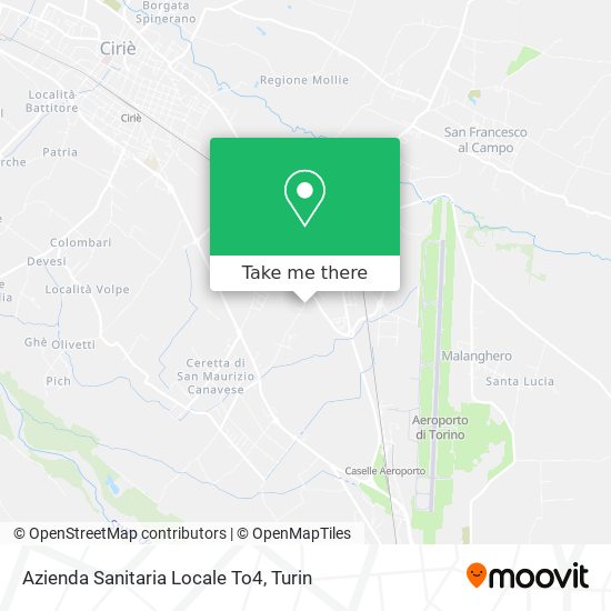 Azienda Sanitaria Locale To4 map