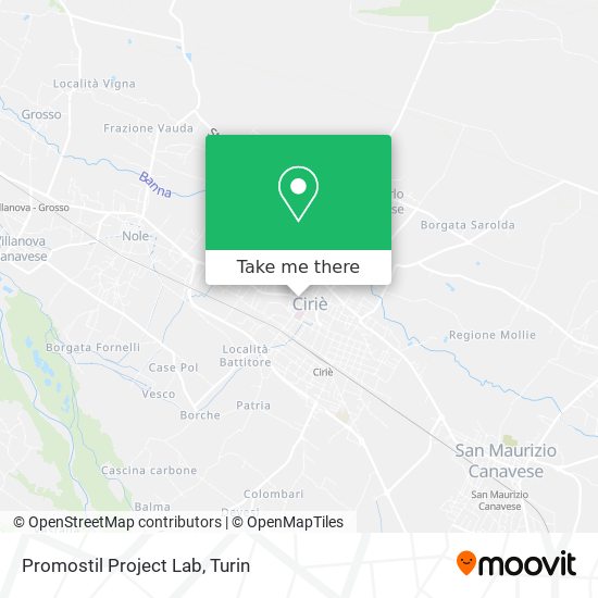 Promostil Project Lab map