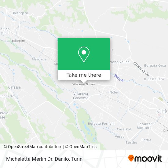 Micheletta Merlin Dr. Danilo map