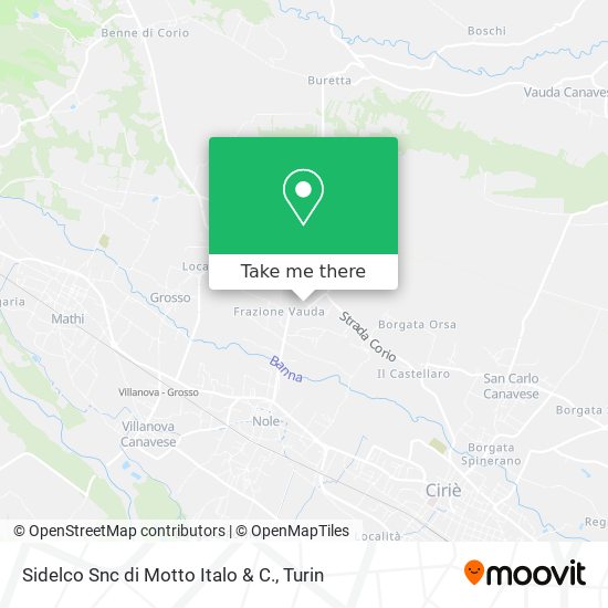 Sidelco Snc di Motto Italo & C. map
