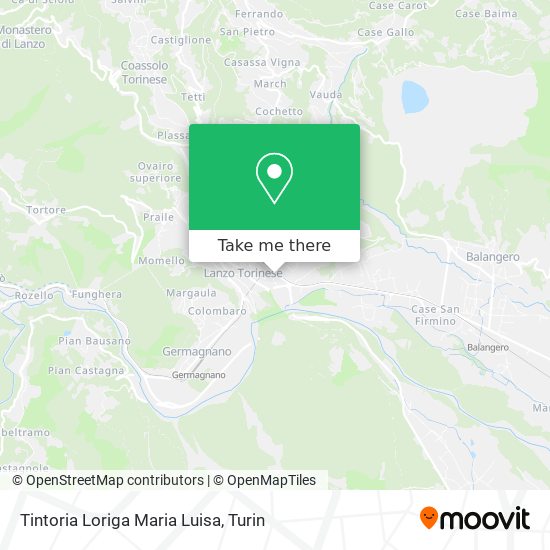Tintoria Loriga Maria Luisa map