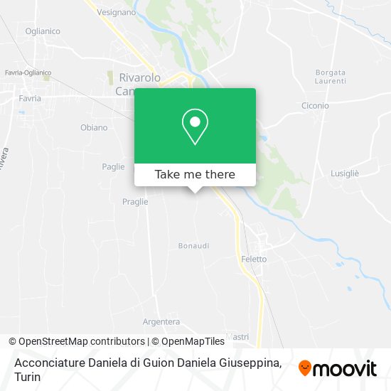 Acconciature Daniela di Guion Daniela Giuseppina map