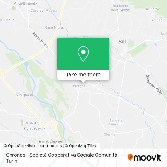 Chronos - Società Cooperativa Sociale Comunità map