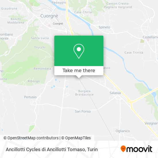 Ancillotti Cycles di Ancillotti Tomaso map