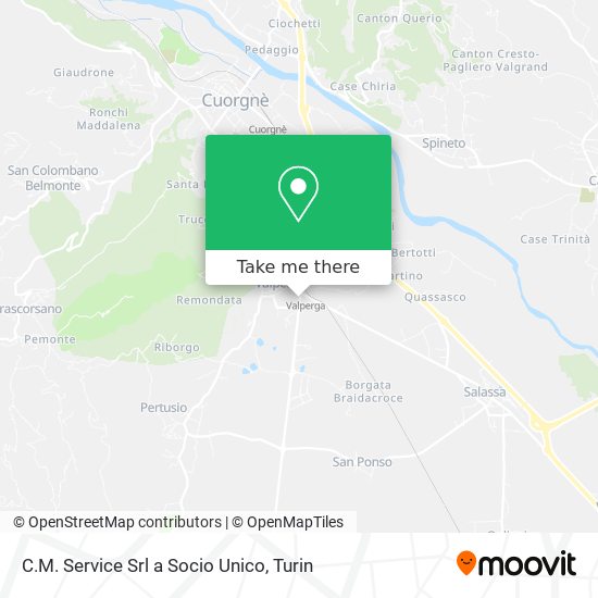 C.M. Service Srl a Socio Unico map
