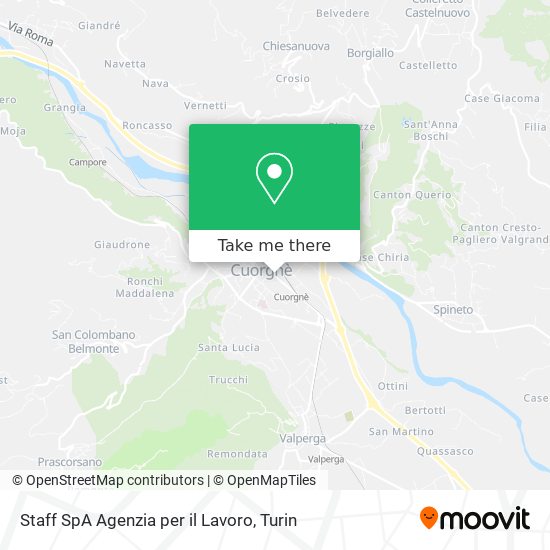 Staff SpA Agenzia per il Lavoro map