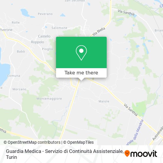 Guardia Medica - Servizio di Continuità Assistenziale map
