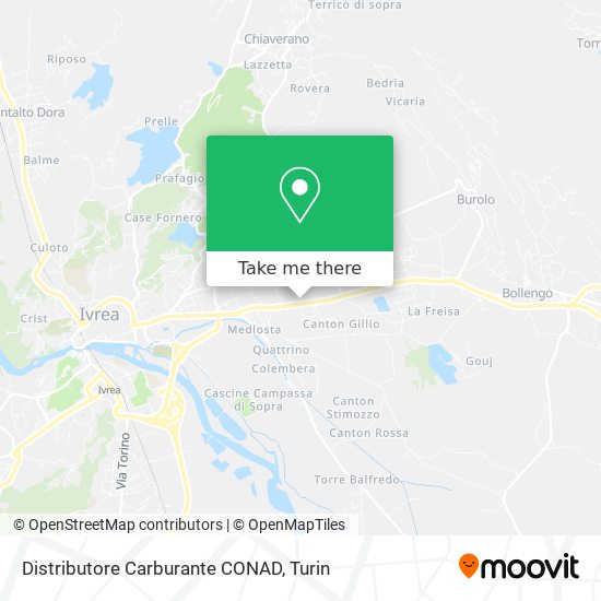 Distributore Carburante CONAD map