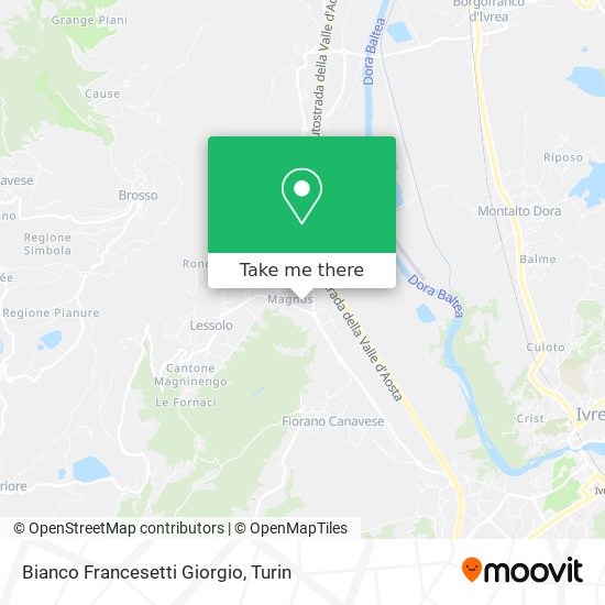 Bianco Francesetti Giorgio map