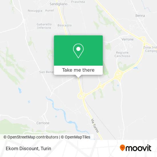 Ekom Discount map